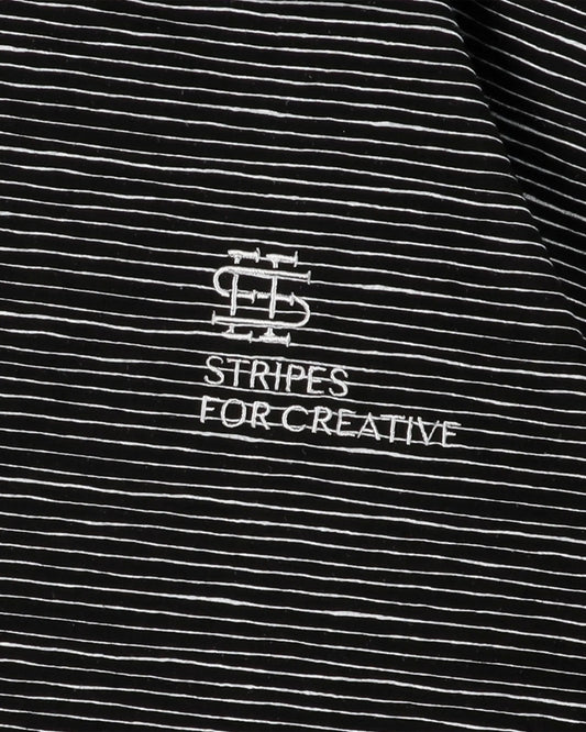 SEE SEE x S.F.C Super Big Border SS Tee【Black】