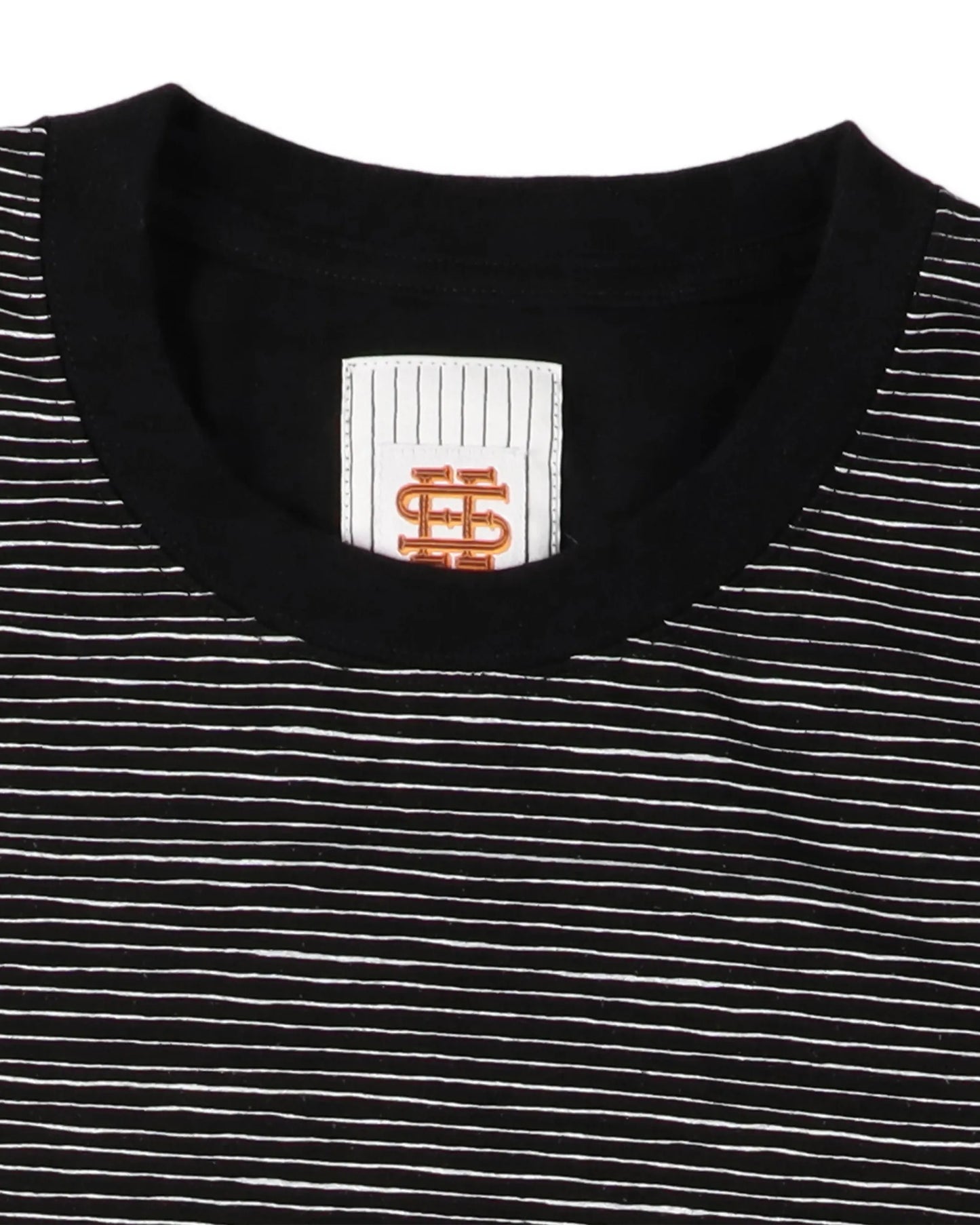 SEE SEE x S.F.C Super Big Border SS Tee【Black】