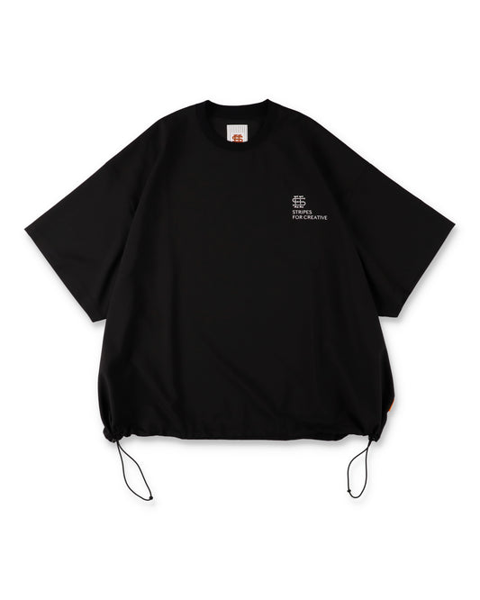 SEE SEE x S.F.C SS S/W Crew W Drawstrings 【Black】