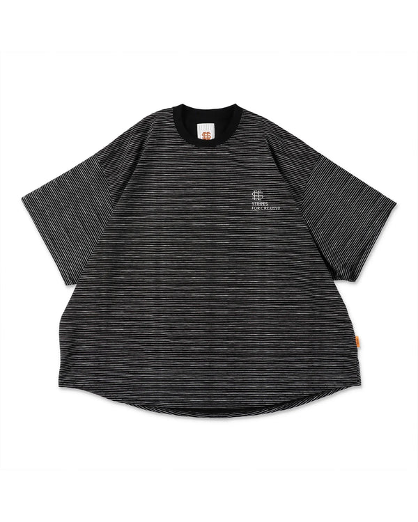 SEE SEE x S.F.C Super Big Border SS Tee【Black】