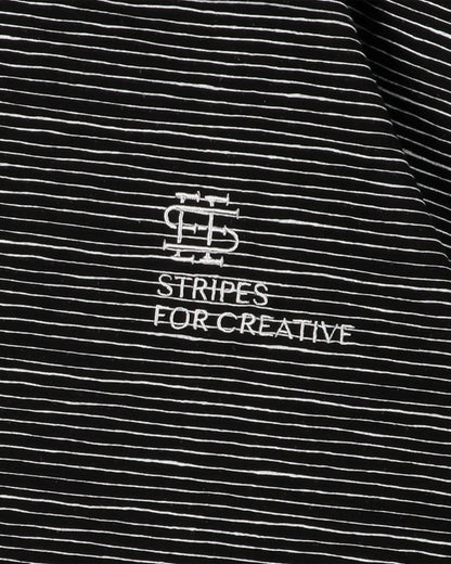 SEE SEE x S.F.C Super Big Border SS Tee【Black】