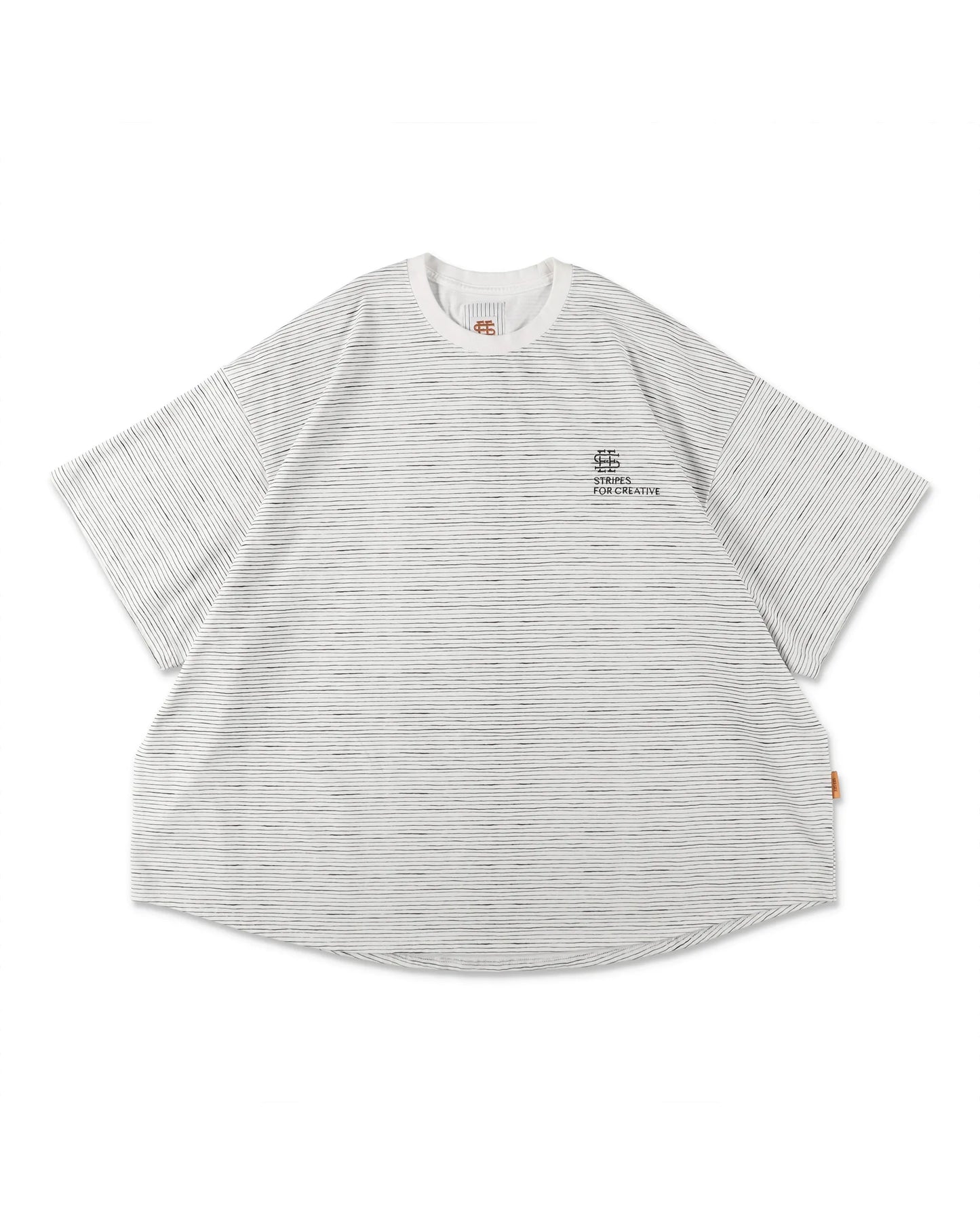 SEE SEE x S.F.C Super Big Border SS Tee【White】