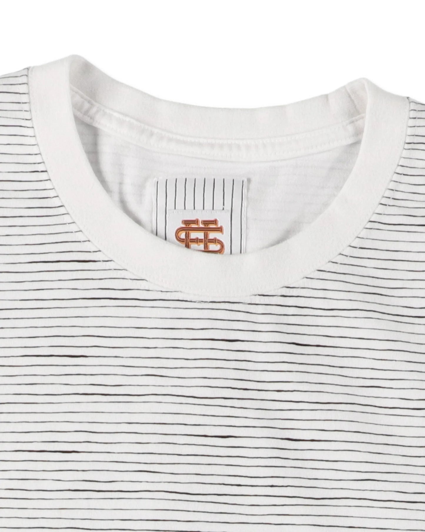 SEE SEE x S.F.C Super Big Border SS Tee【White】