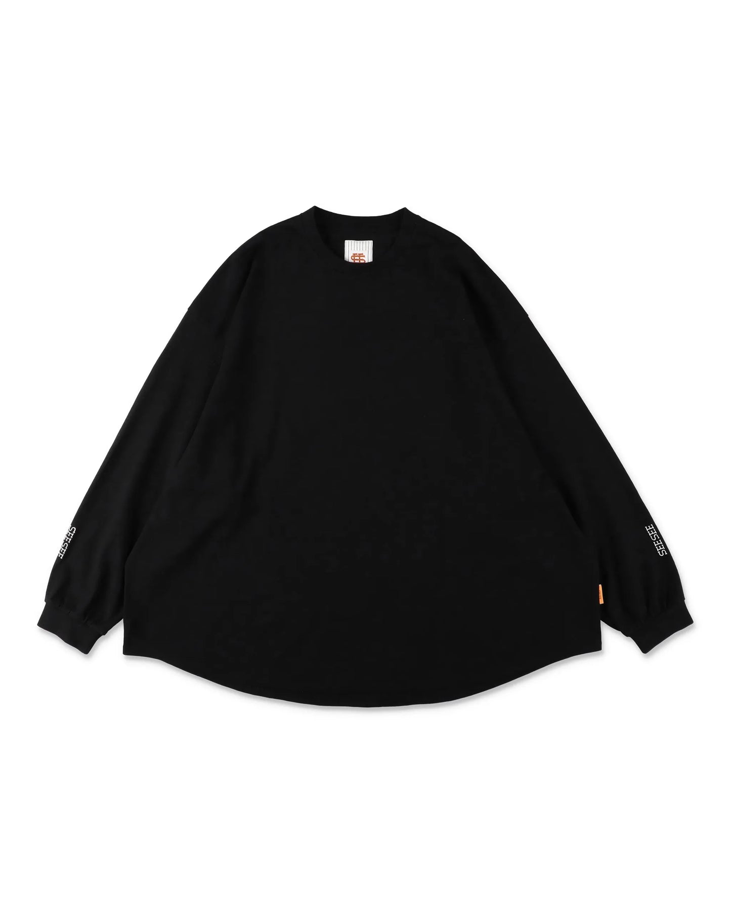 SEE SEE x S.F.C Super Big Round LS Tee [Black]