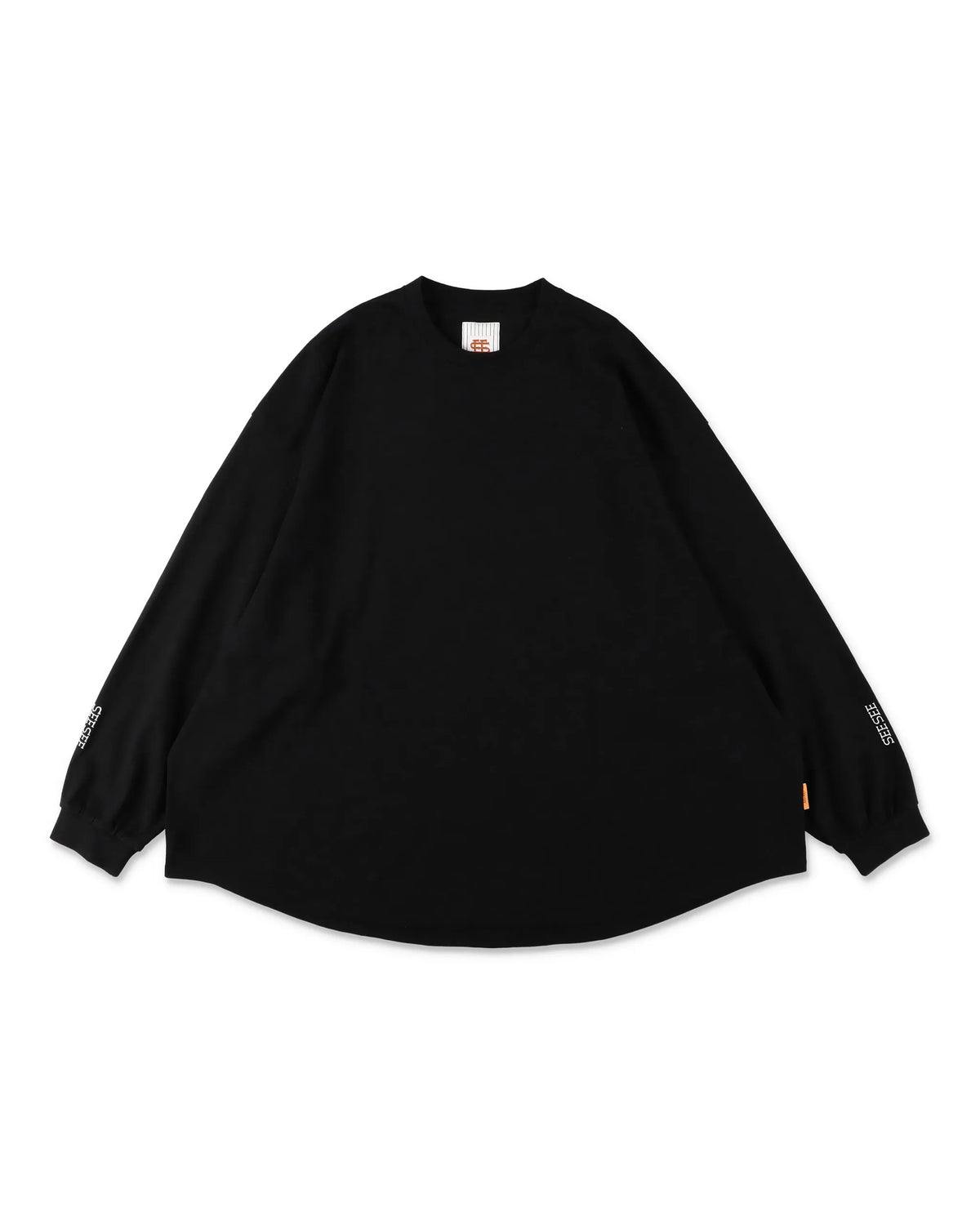 SEE SEE x S.F.C Super Big Round LS Tee【Black】