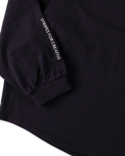 SEE SEE x S.F.C Super Big Round LS Tee【Navy】