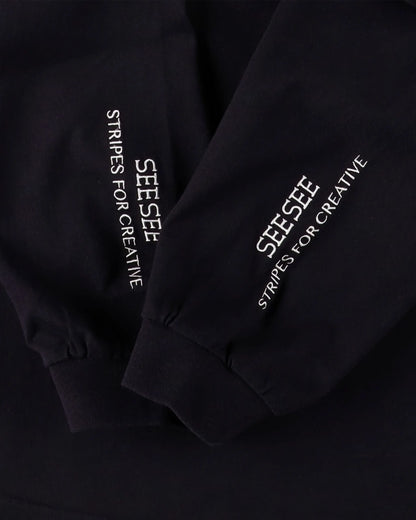 SEE SEE x S.F.C Super Big Round LS Tee【Navy】