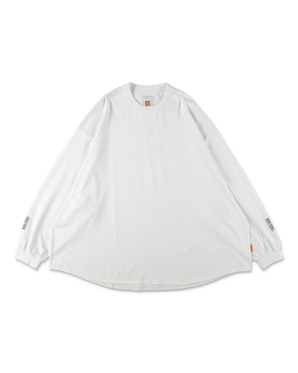 SEE SEE x S.F.C Super Big Round LS Tee【White】