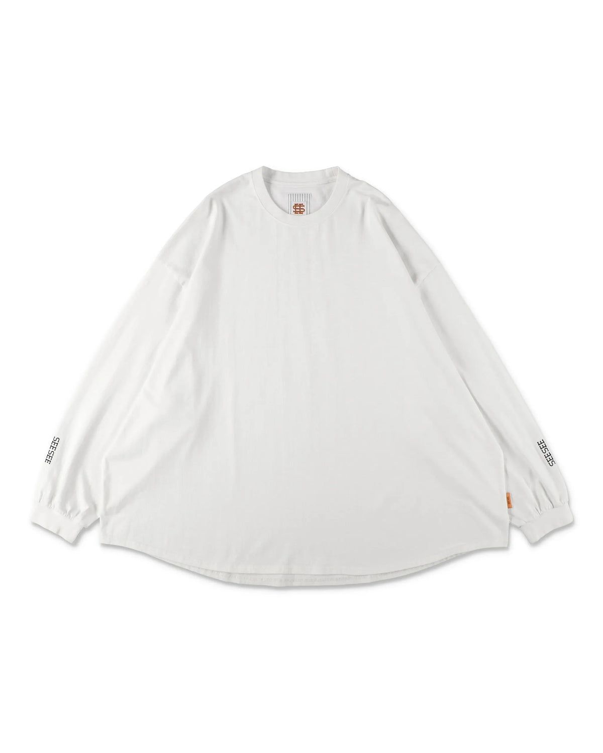 SEE SEE x S.F.C Super Big Round LS Tee【White】