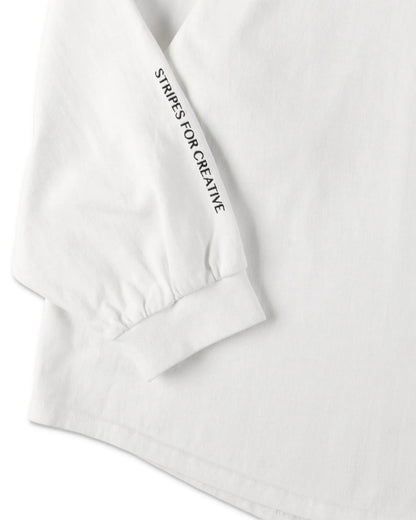 SEE SEE x S.F.C Super Big Round LS Tee [White]