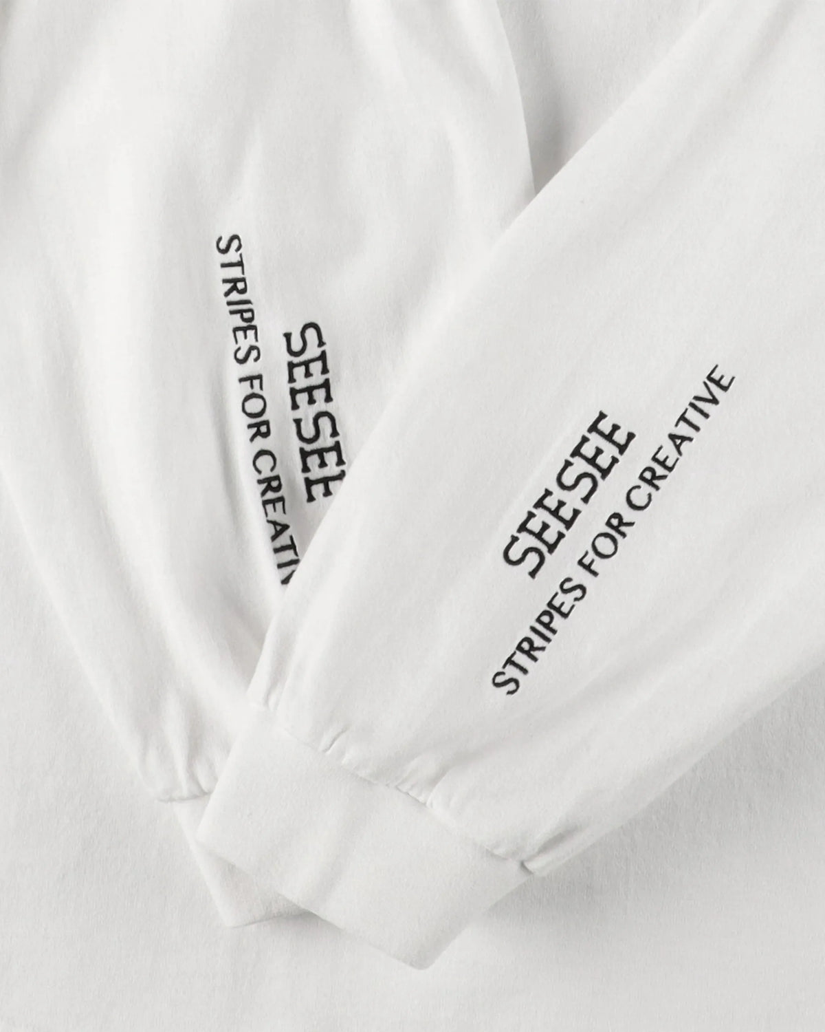 SEE SEE x S.F.C Super Big Round LS Tee【White】