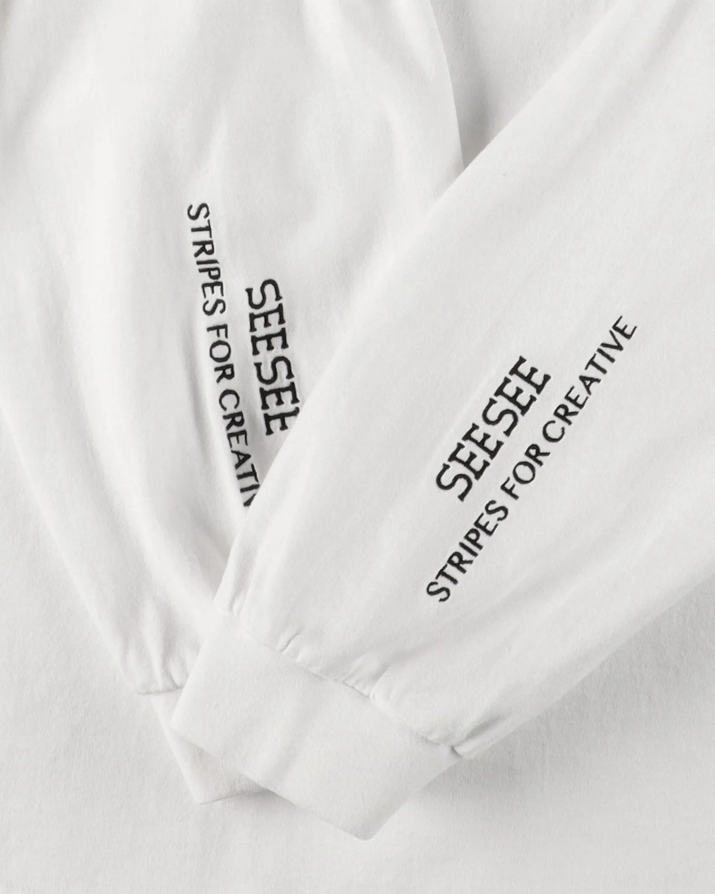 SEE SEE x S.F.C Super Big Round LS Tee [White]