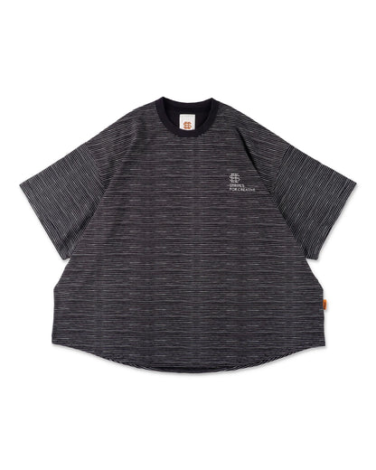 SEE SEE x S.F.C Super Big Border SS Tee【Navy】