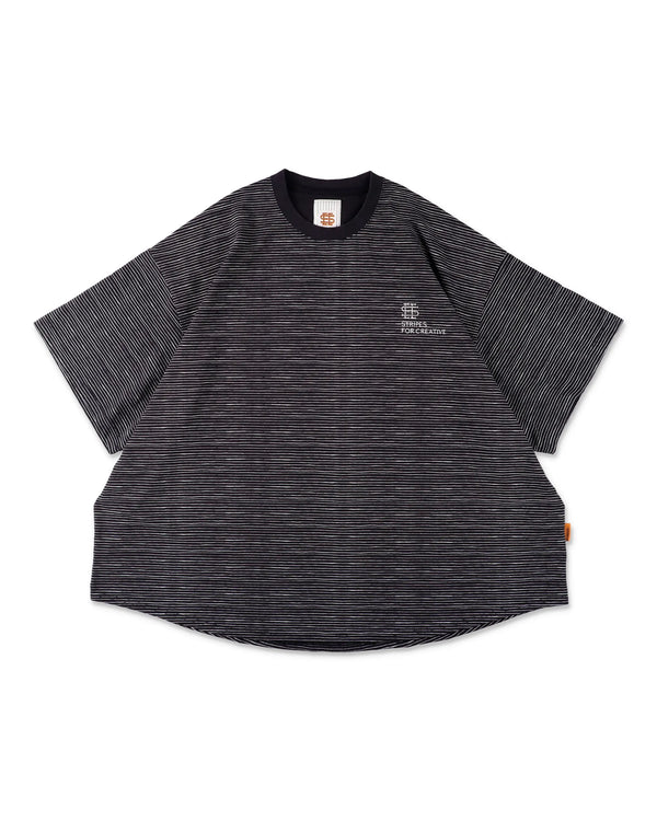 SEE SEE x S.F.C Super Big Border SS Tee【Navy】