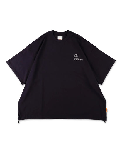 SEE SEE x S.F.C Super Big SS Tee W/Drawstrings【Navy】