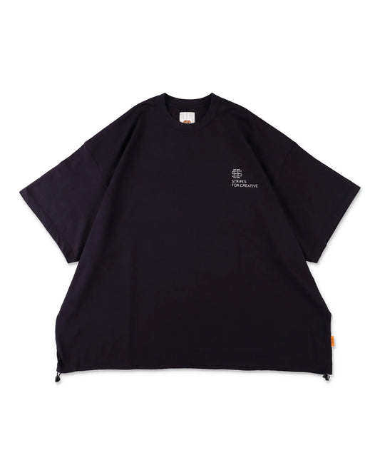 SEE SEE x S.F.C Super Big SS Tee W/Drawstrings【Navy】