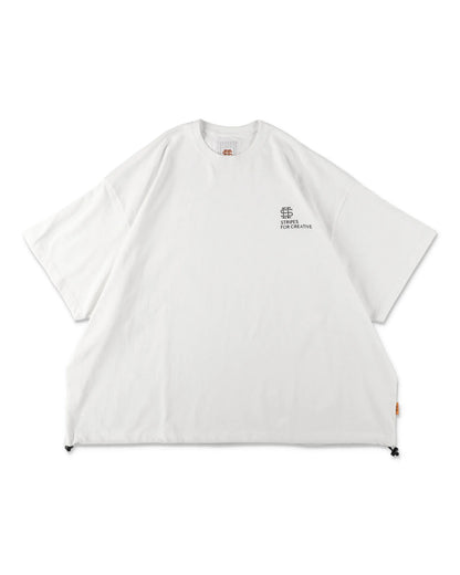 SEE SEE x S.F.C Super Big SS Tee W/Drawstrings【White】