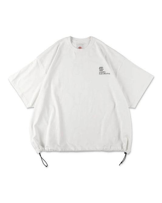 SEE SEE x S.F.C Super Big SS Tee W/Drawstrings【White】
