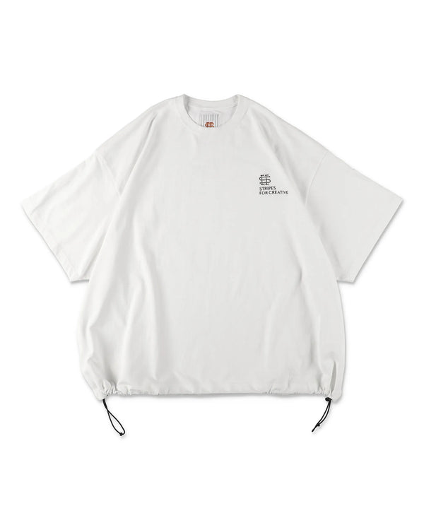 SEE SEE x S.F.C Super Big SS Tee W/Drawstrings【White】