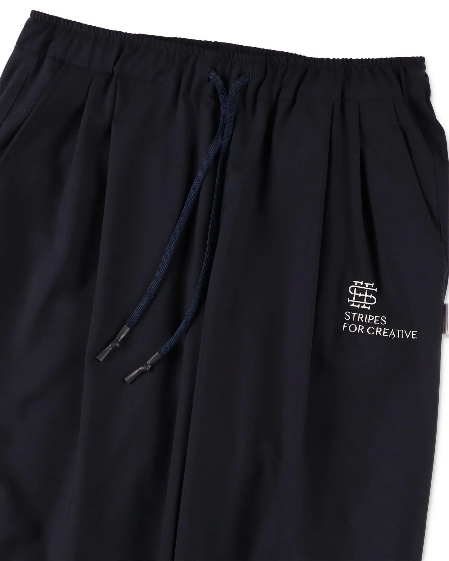 SEE SEE x S.F.C Two Tuck Wide Pants (Wool Toro)【Navy】