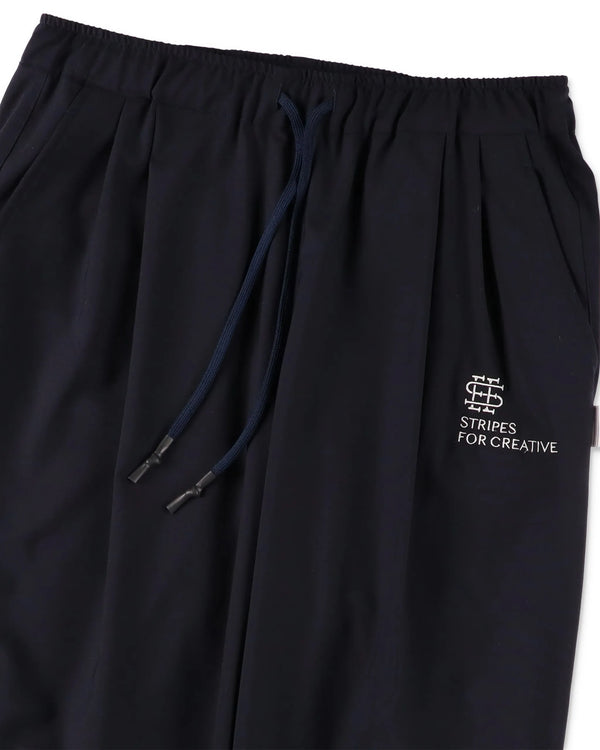 SEE SEE x S.F.C Two Tuck Wide Pants (Wool Toro) [Navy]