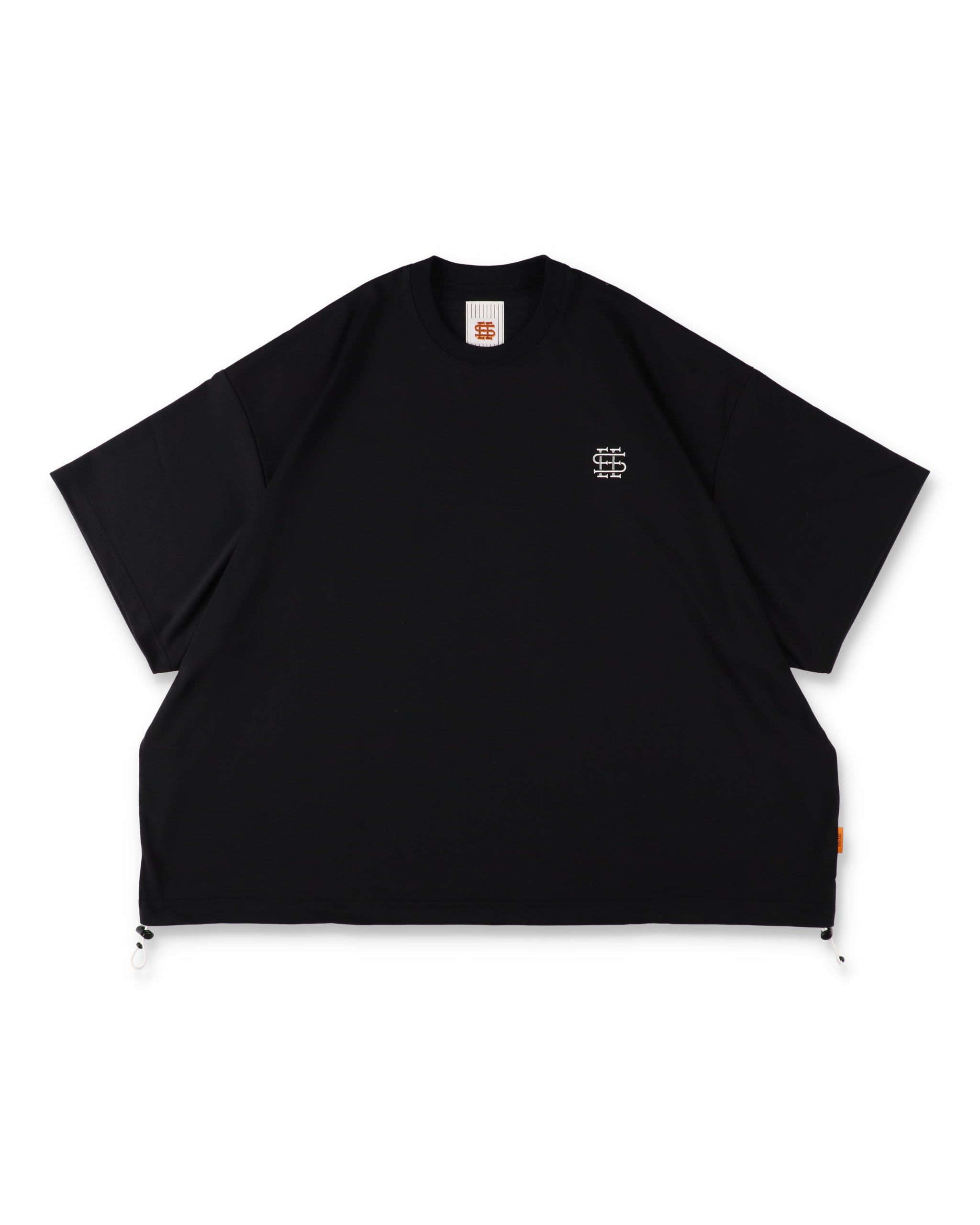 SEE SEE x S.F.C Super Big SS Tech Tee W Drawstrings 【Black / White】