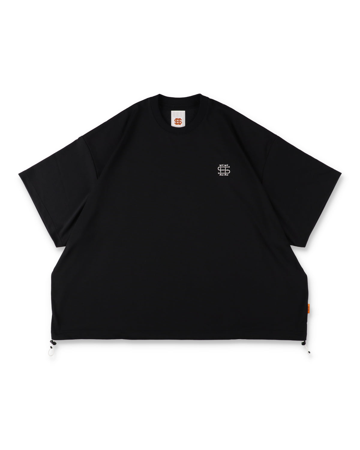 SEE SEE x S.F.C Super Big SS Tech Tee W Drawstrings 【Black / White】