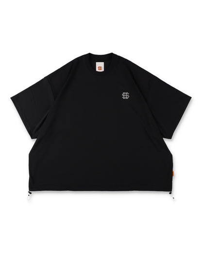 SEE SEE x S.F.C Super Big SS Tech Tee W Drawstrings 【Black / White】