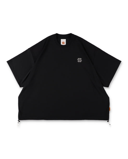 SEE SEE x S.F.C Super Big SS Tech Tee W Drawstrings 【Black / White】