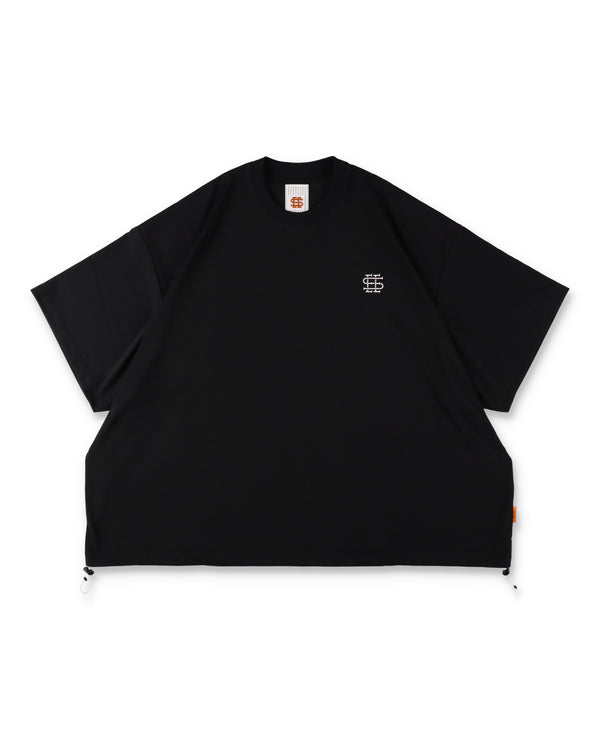 SEE SEE x S.F.C Super Big SS Tech Tee W Drawstrings 【Black / White】