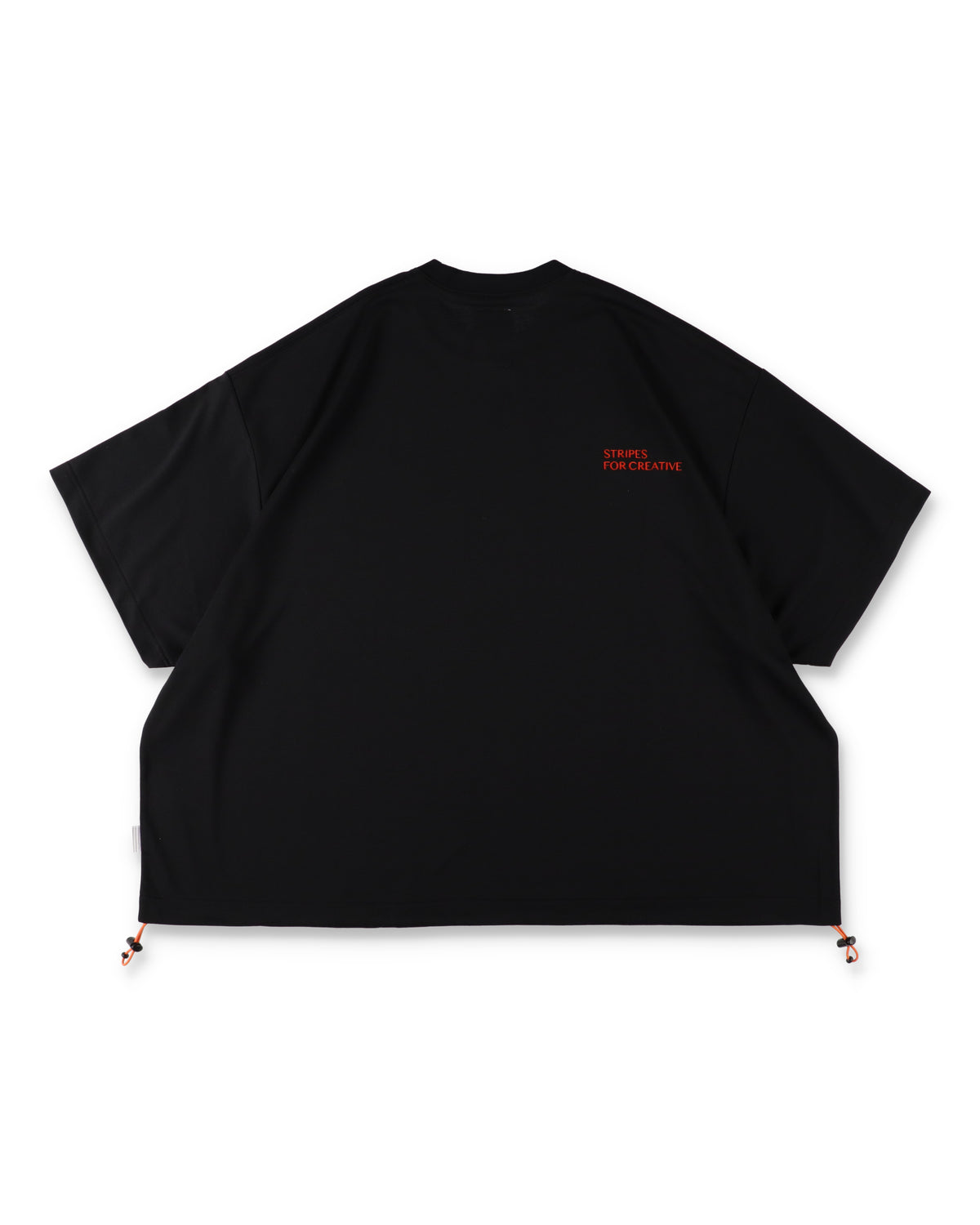 SEE SEE x S.F.C Super Big SS Tech Tee W Drawstrings 【Black / Orange】