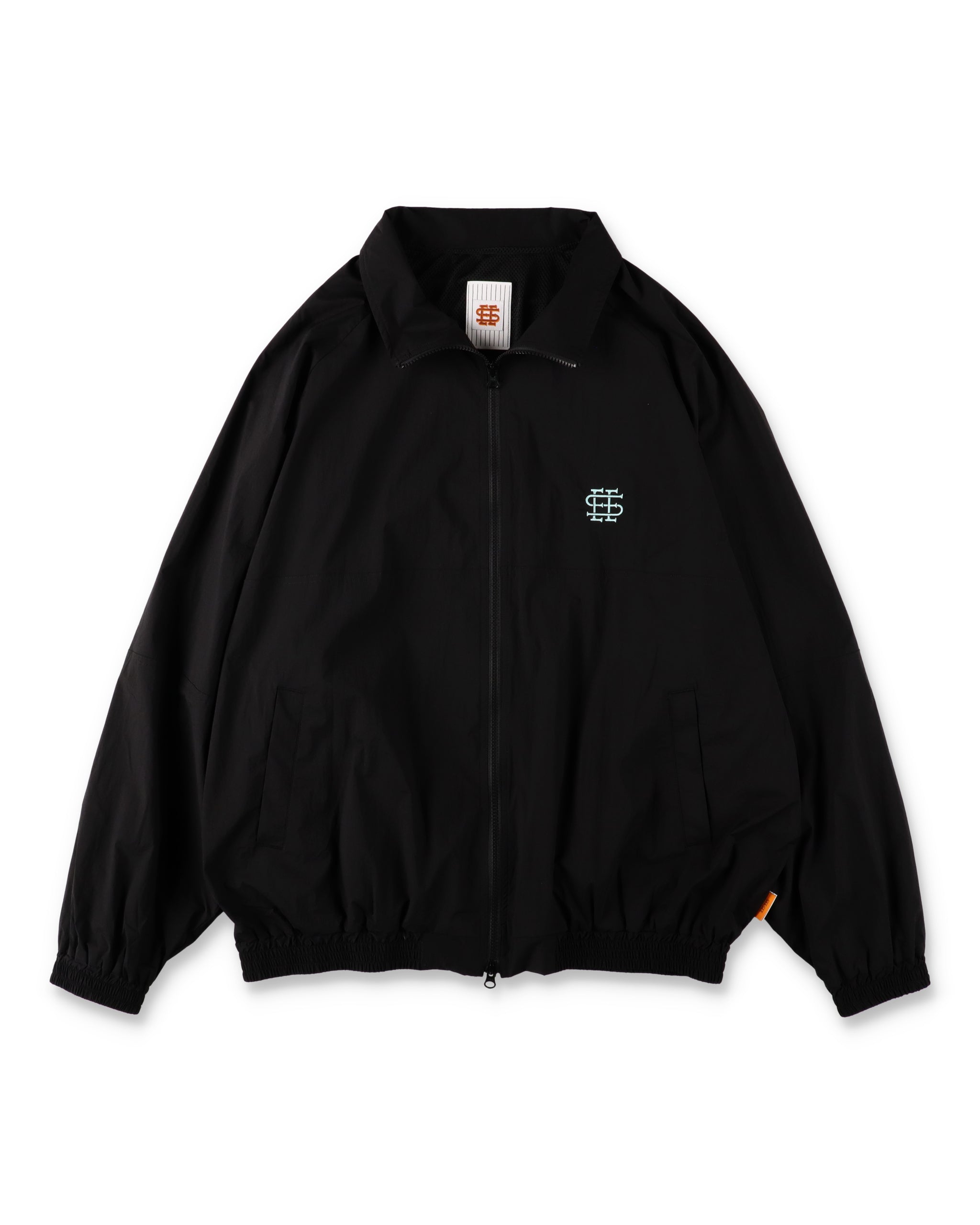 SEE SEE x S.F.C Nylon Wind Breaker Jacket 【Black / T Blue】