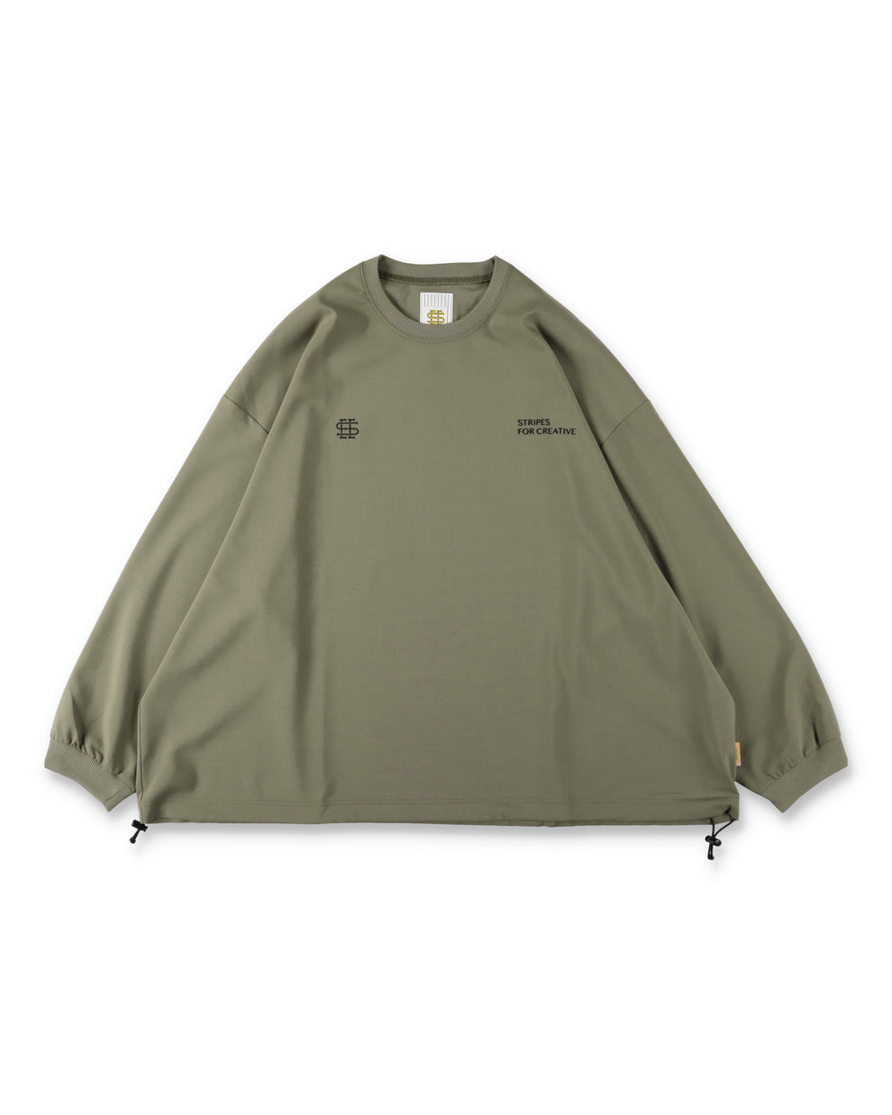 Drawstrigns SEE SEE x S.F.C LS S/W Crew W Drawstrings 【Beige】