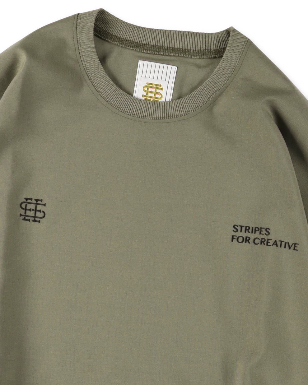 SEE SEE x S.F.C LS S/W Crew W Drawstrings 【Beige】
