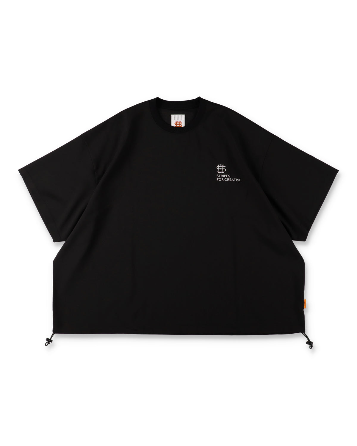SEE SEE x S.F.C SS S/W Crew W Drawstrings 【Black】