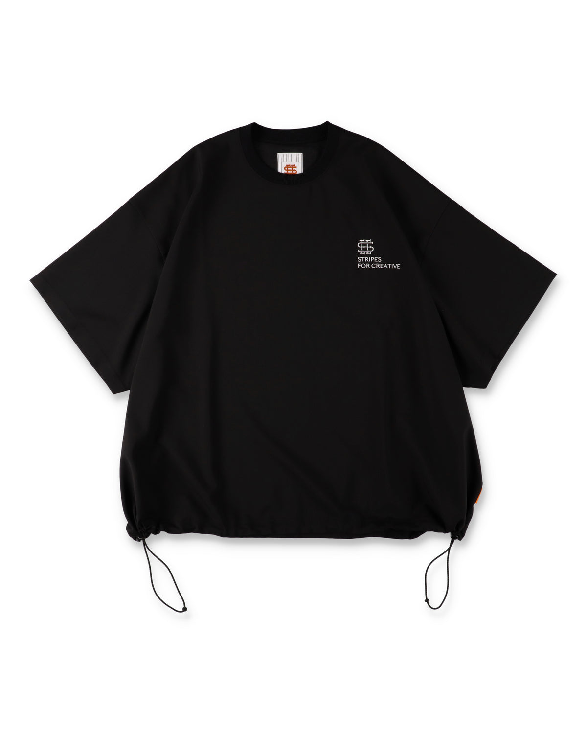 SEE SEE x S.F.C SS S/W Crew W Drawstrings 【Black】