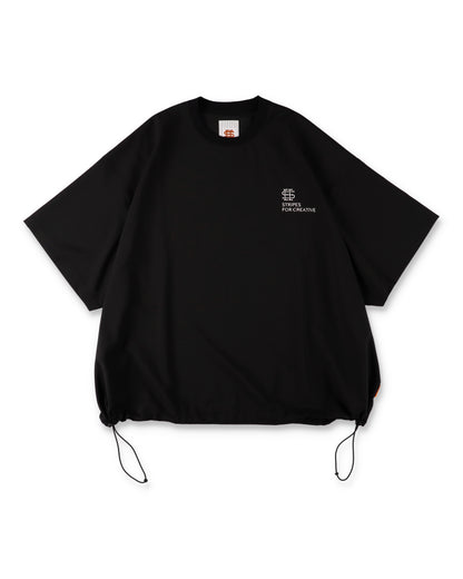 SEE SEE x S.F.C SS S/W Crew W Drawstrings 【Black】
