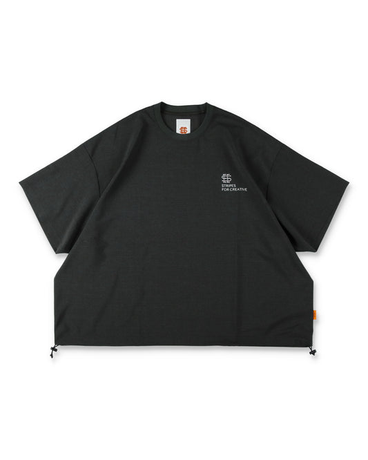 SEE SEE x S.F.C SS S/W Crew W Drawstrings 【Charcoal】