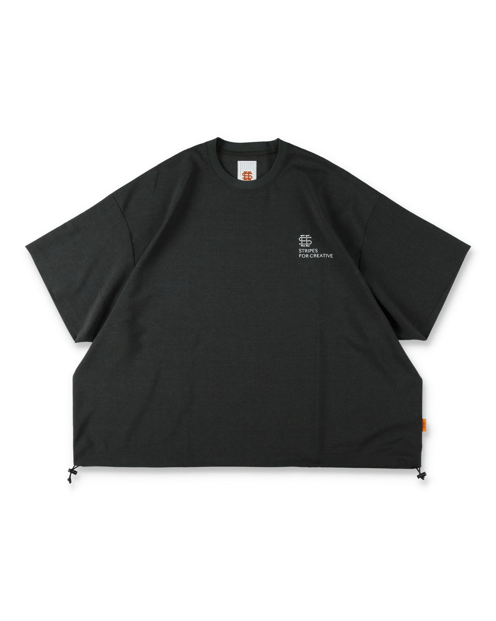 SEE SEE x S.F.C SS S/W Crew W Drawstrings 【Charcoal】