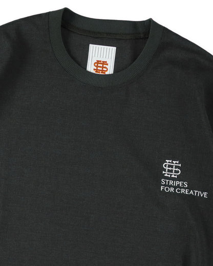 SEE SEE x S.F.C SS S/W Crew W Drawstrings 【Charcoal】