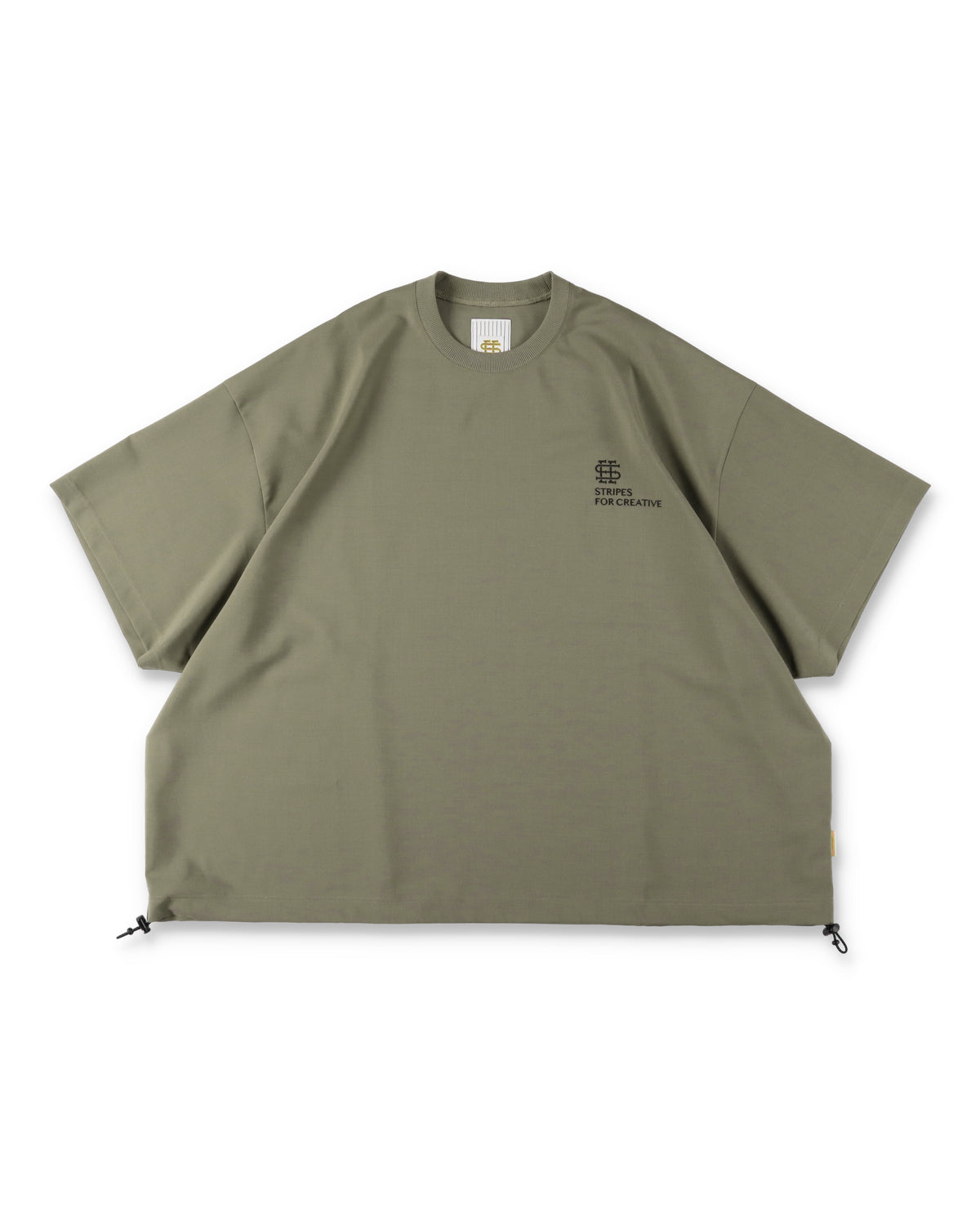 SEE SEE x S.F.C SS S/W Crew W Drawstrings 【Beige】