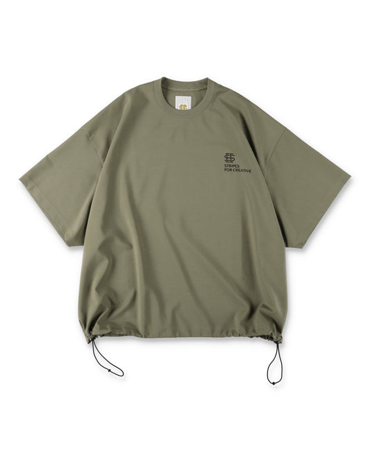 SEE SEE x S.F.C SS S/W Crew W Drawstrings 【Beige】