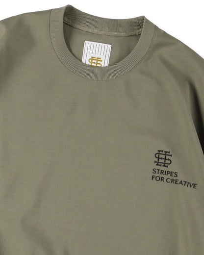 SEE SEE x S.F.C SS S/W Crew W Drawstrings 【Beige】