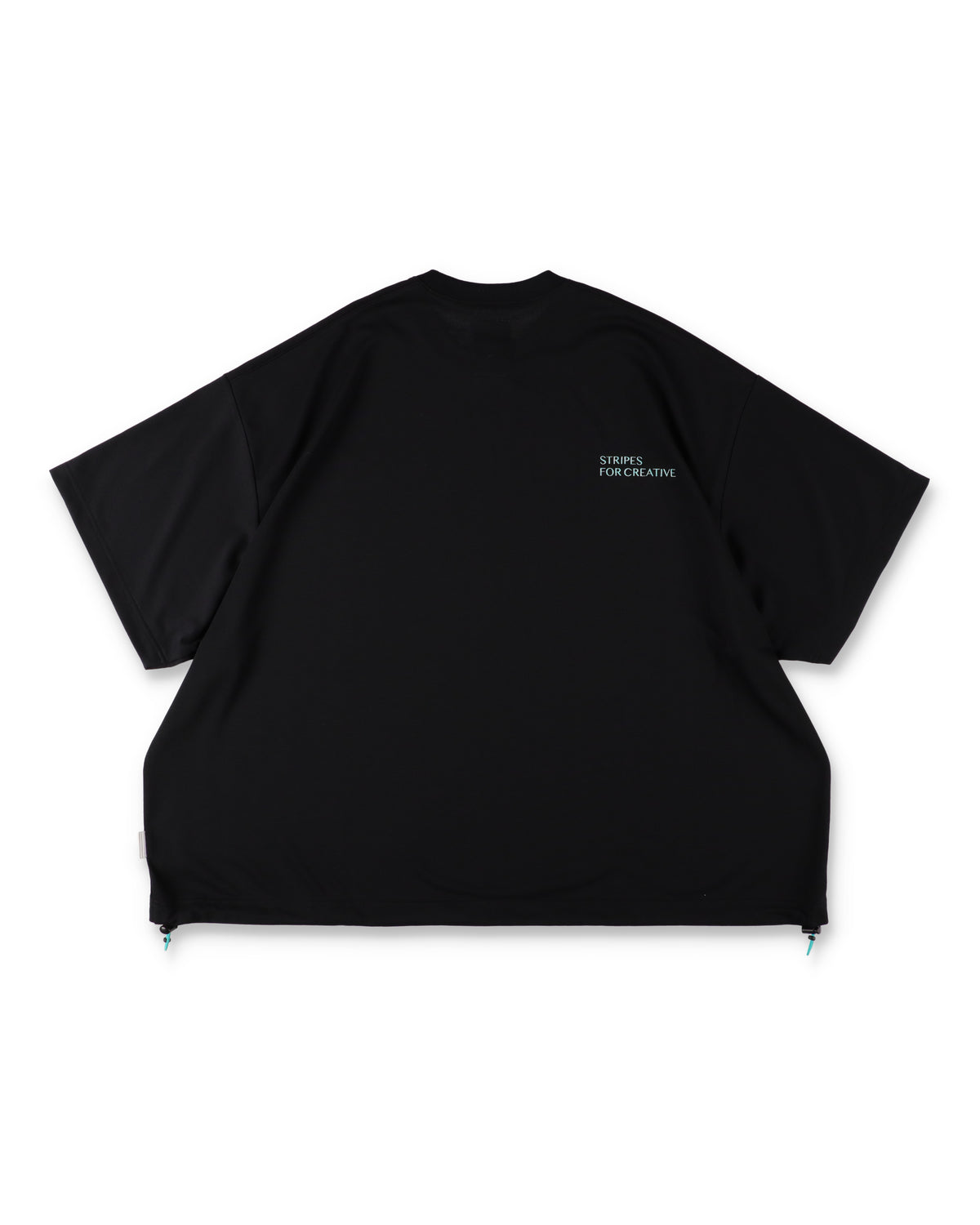 SEE SEE x S.F.C Super Big SS Tech Tee W Drawstrings 【Black / T Blue】