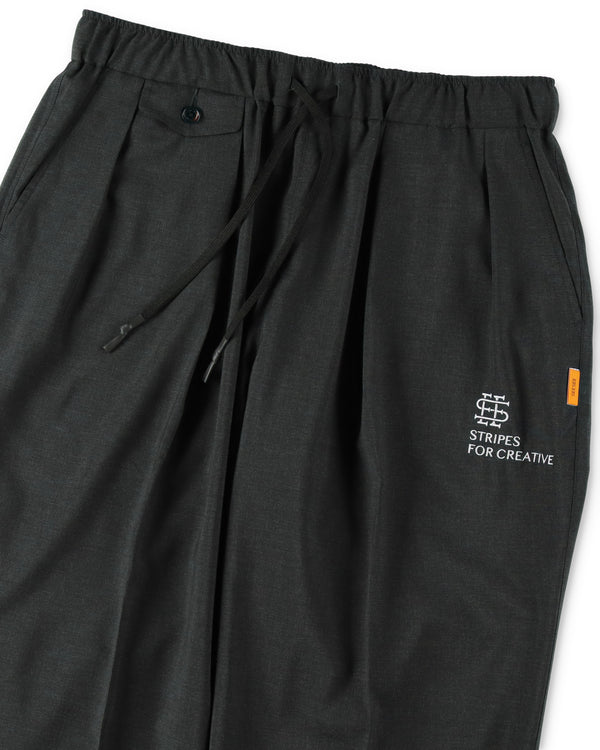 SEE SEE x S.F.C S/W Inverted Pleats Pants 【Charcoal】