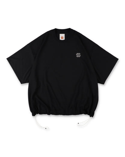 SEE SEE x S.F.C Super Big SS Tech Tee W Drawstrings 【Black / White】
