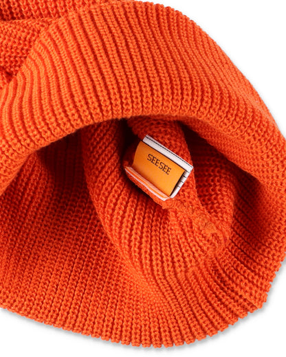 SEE SEE x S.F.C Acrylic Watch Cap 【Orange】