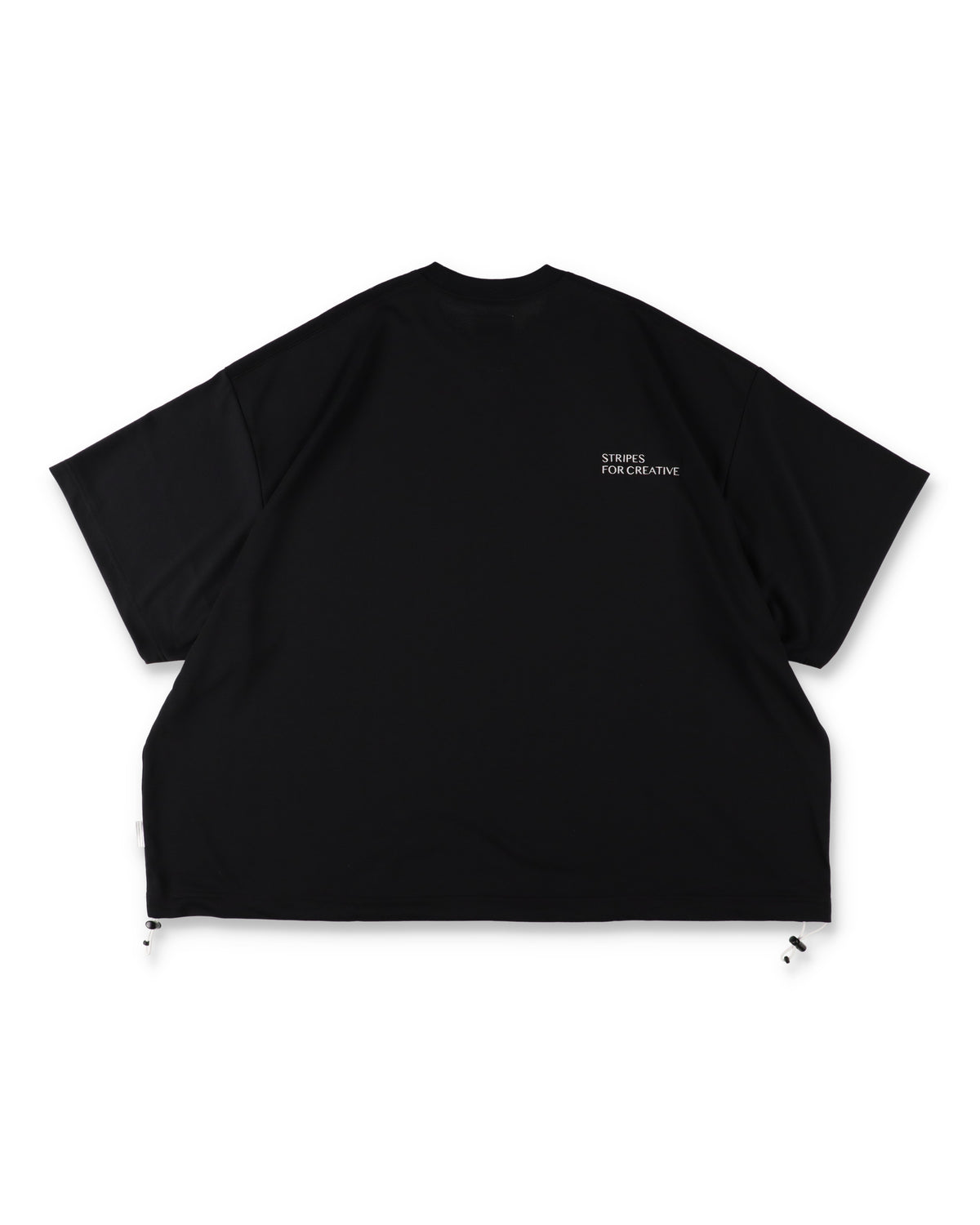SEE SEE x S.F.C Super Big SS Tech Tee W Drawstrings 【Black / White】