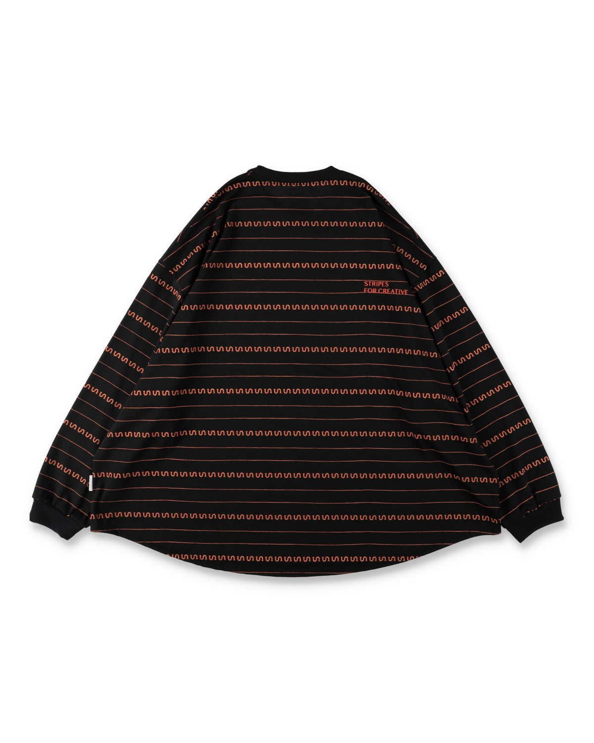 SEE SEE x S.F.C Super Big LS S Border Tech Tee 【Black / Orange】
