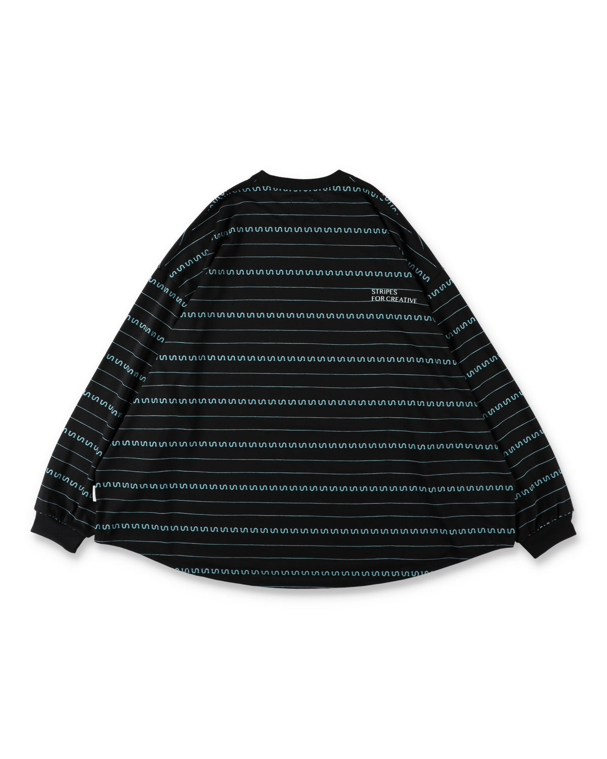 SEE SEE x S.F.C Super Big LS S Border Tech Tee 【Black / T Blue】